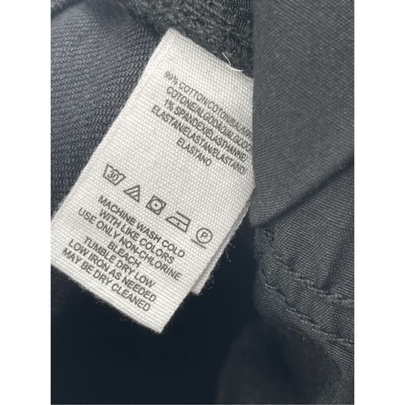 Free People Jeans Skinny Women Size 27 Black Raw Hem Distressed High Rise - Picture 10 of 13